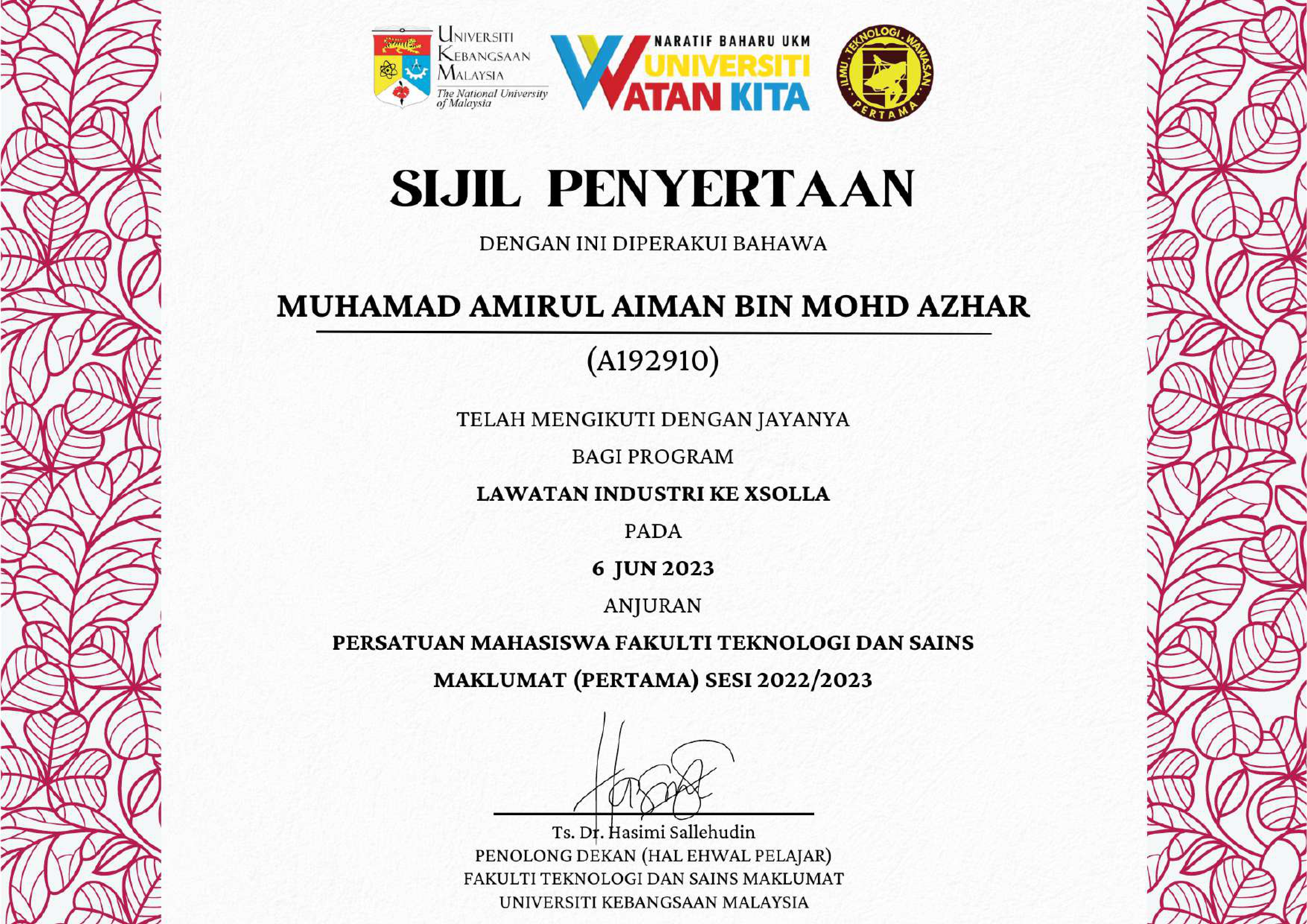 Lawatan Industri XSolla